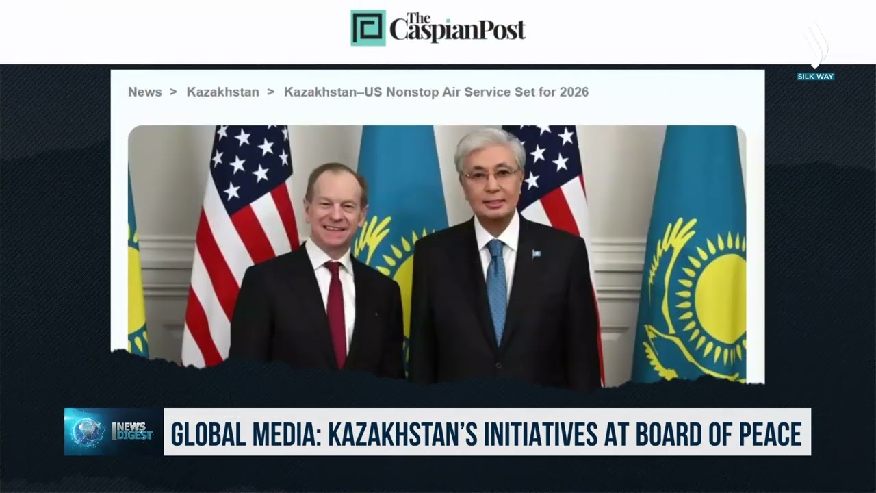 Global media: Kazakhstan’s initiatives at Board of Peace