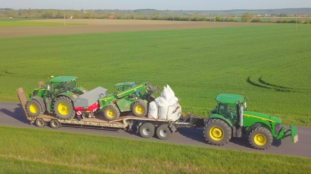 Suivez JLC à l'épandage d'engrais dans les parcelles de blés éloignées de la ferme !