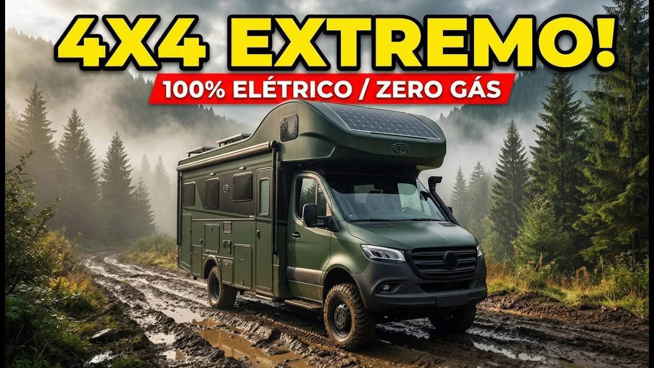 100% ELÉTRICO E 4X4: A Sprinter Riverside pronta para qualquer aventura