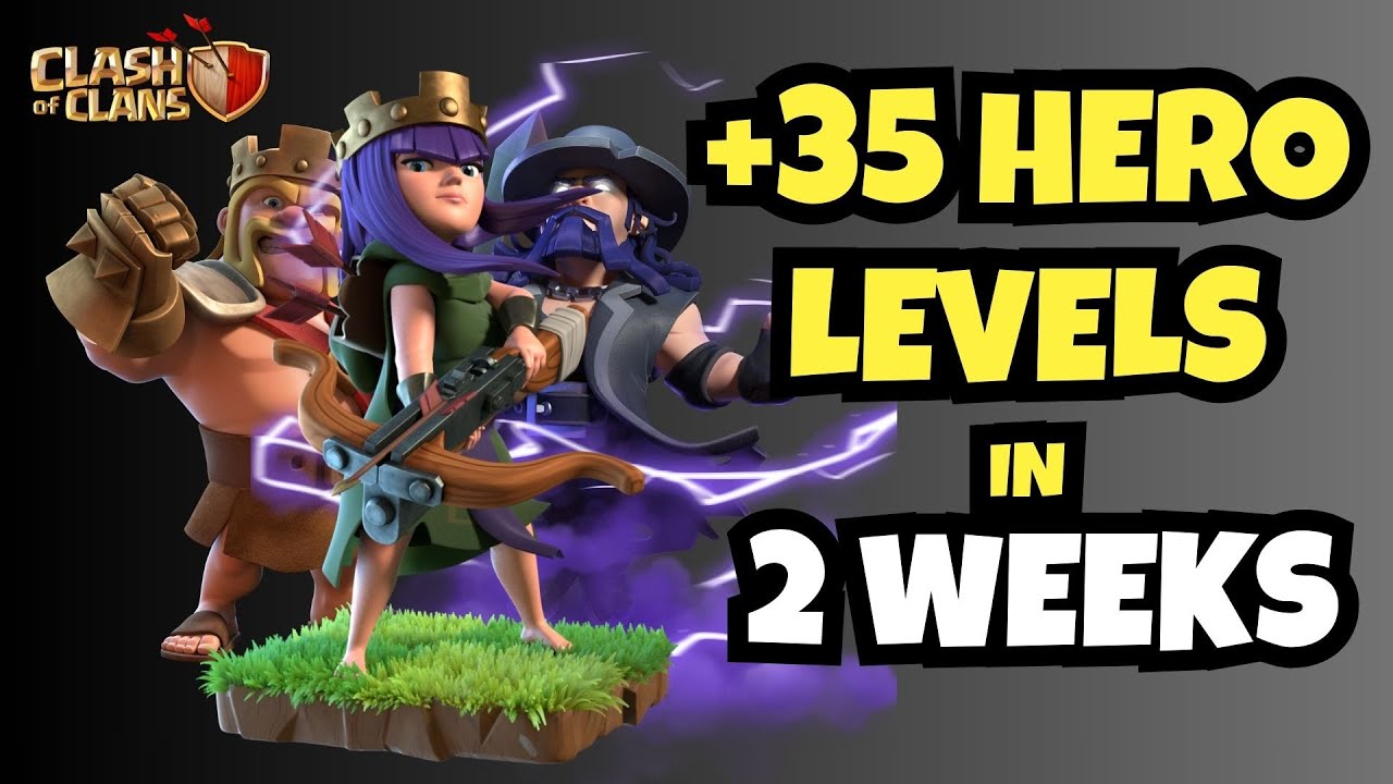 😳 35 Hero Levels in 2 Weeks: Best for Low & Mid-Level Heroes (Without Missing War) 