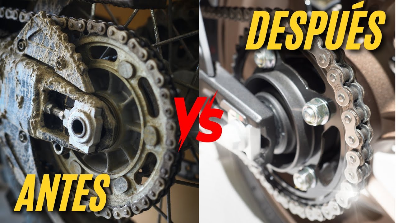 Como Limpiar y Engrasar la cadena de TU MOTO sin hacer el TONTO Fácil y Rápido