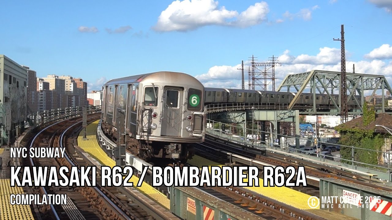 NYC Subway R62/A Compilation