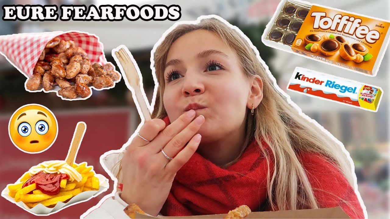 FEAR FOOD meiner Zuschauer essen (Weihnachtsmarkt Edition)🎄🍫