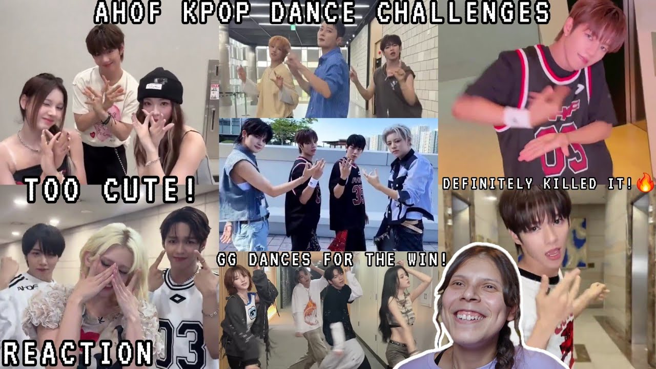 REACTION | AHOF KPOP Dance Challenges 