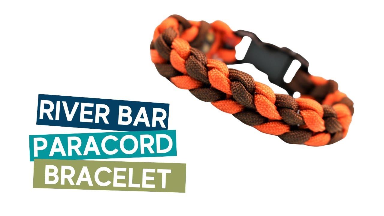 RIVER BAR BRACELET WITH BUCKLE PARACORD TUTORIAL