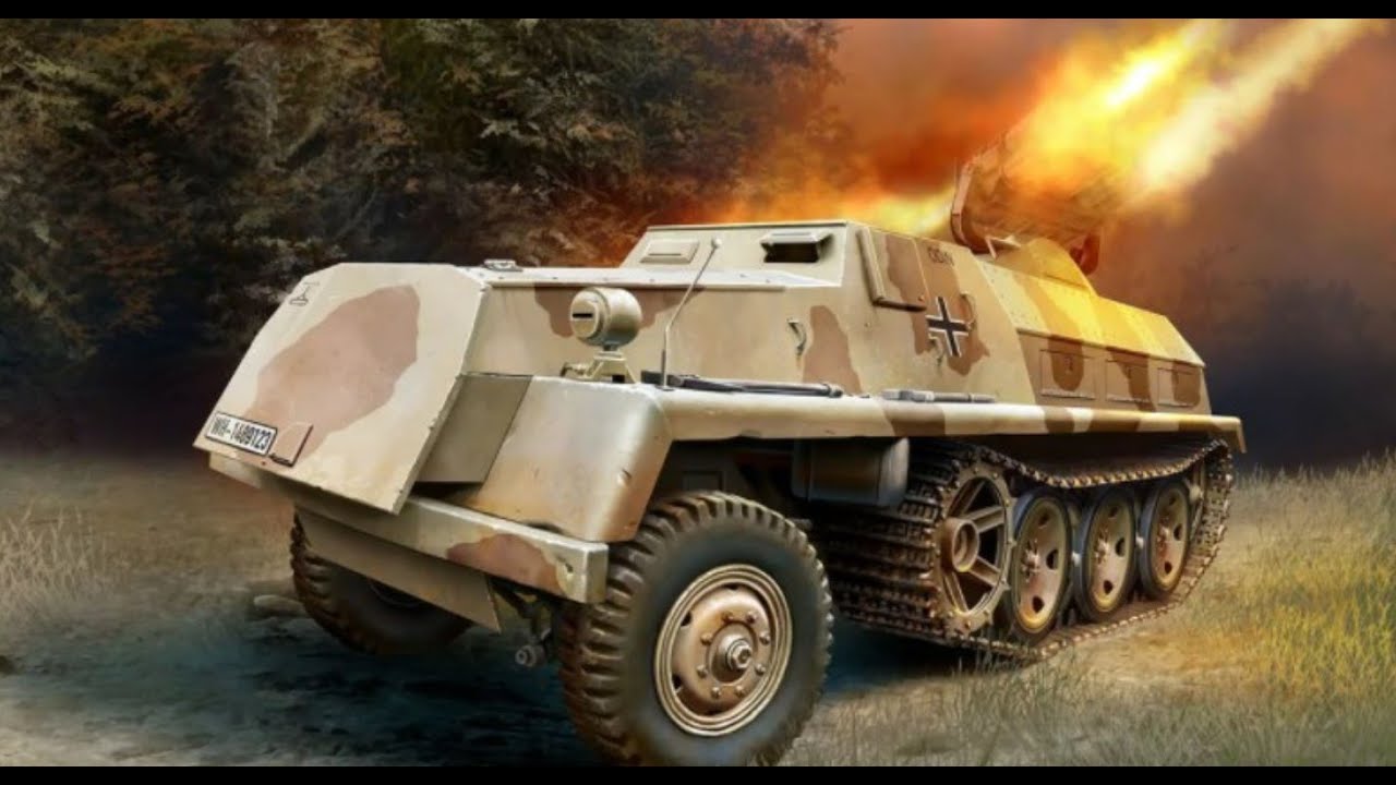 Немецкий 150-мм самоходный реактивный миномет Sd. Kfz. 4/1