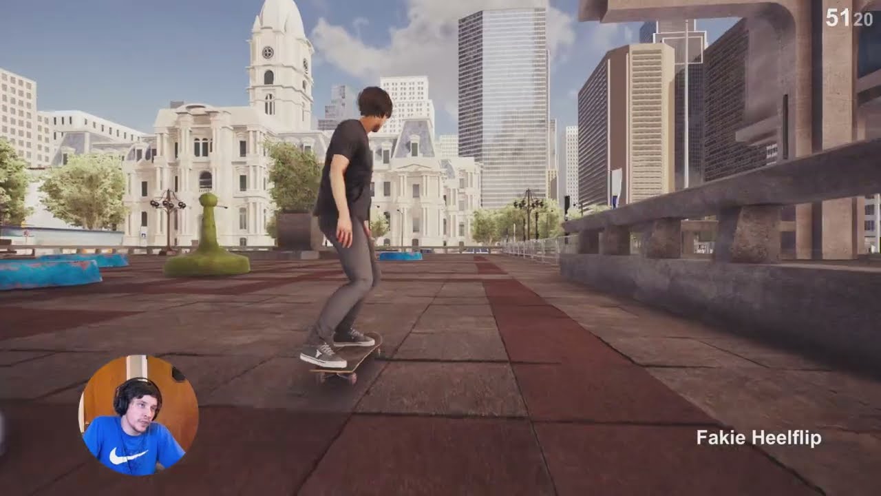 Session Skate Sim Walkthrough Part 23 - Philly Chill-Lee Jam ( Manual Catch On )