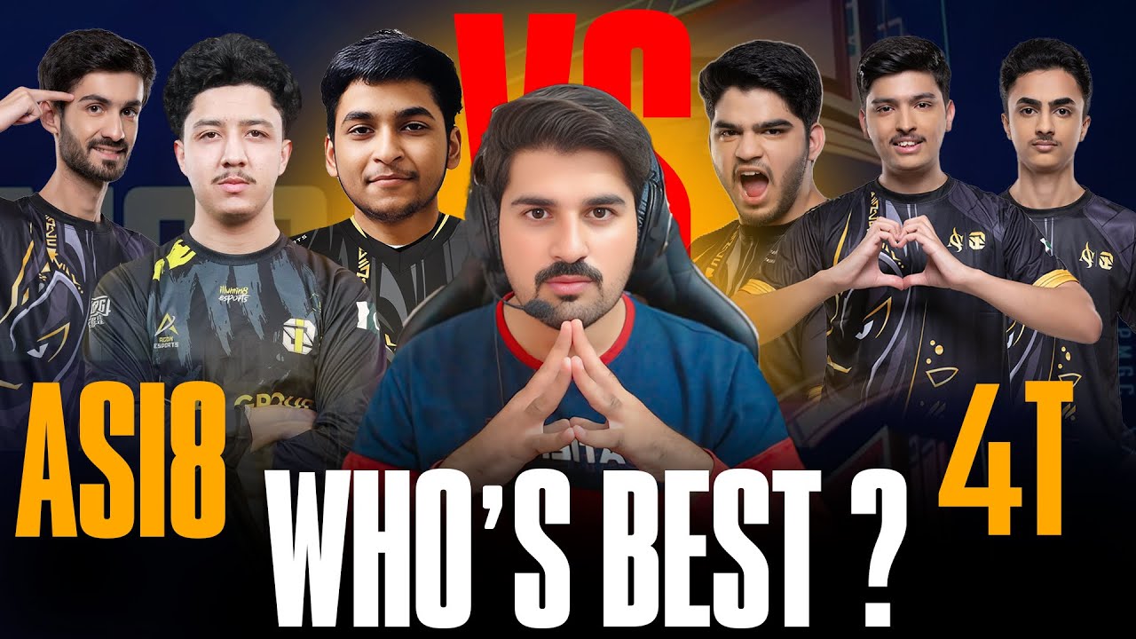 TEAM i8 ESPORTS vs TEAM 4T ESPORTS - Which PUBG Mobile Team from Pakistan is Better !!