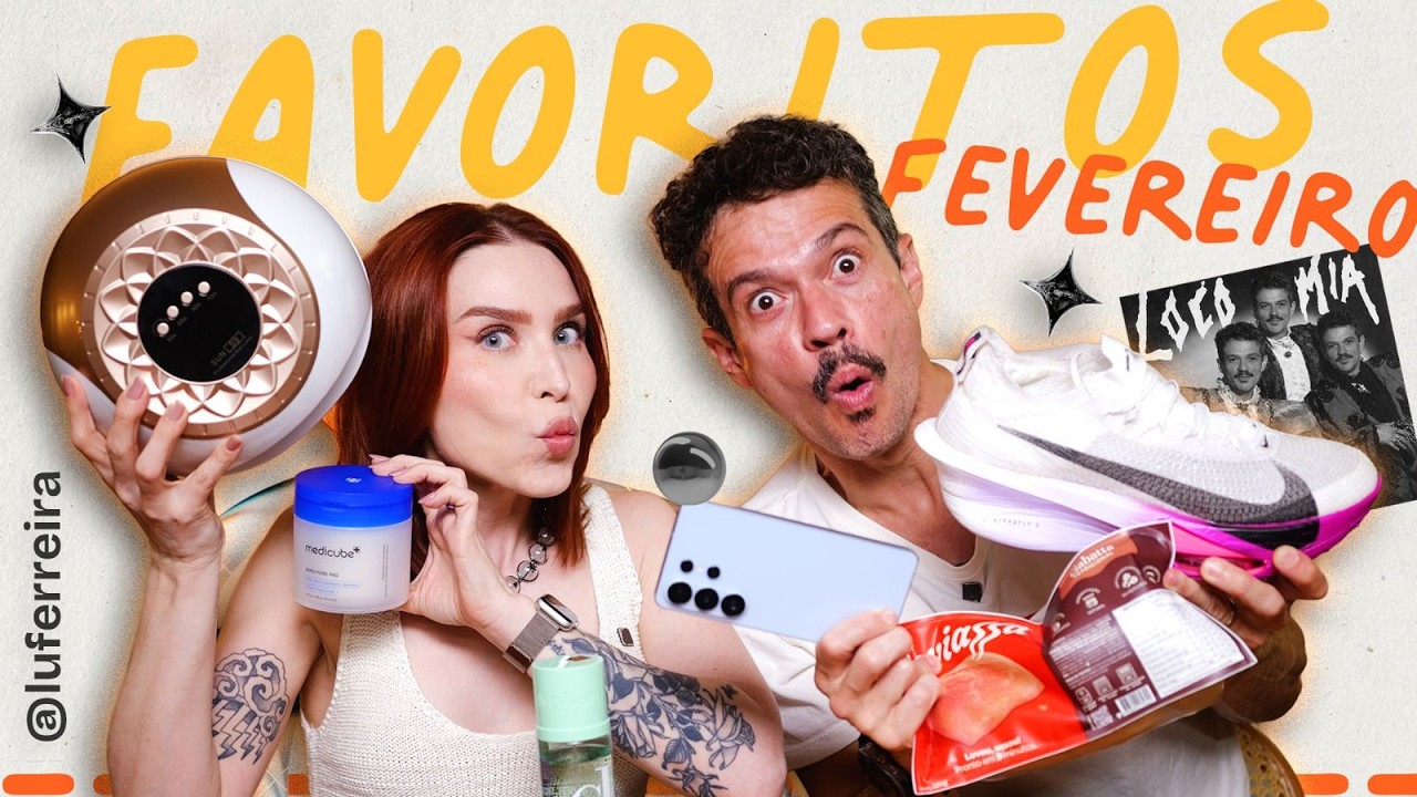 FAVORITOS DE FEVEREIRO: Skincare Coreano, Tênis de Corrida, perfume Calvin Klein e + | Lu Ferreira