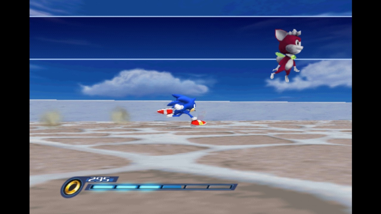 Jogando Sonic Unleashed (PS2)