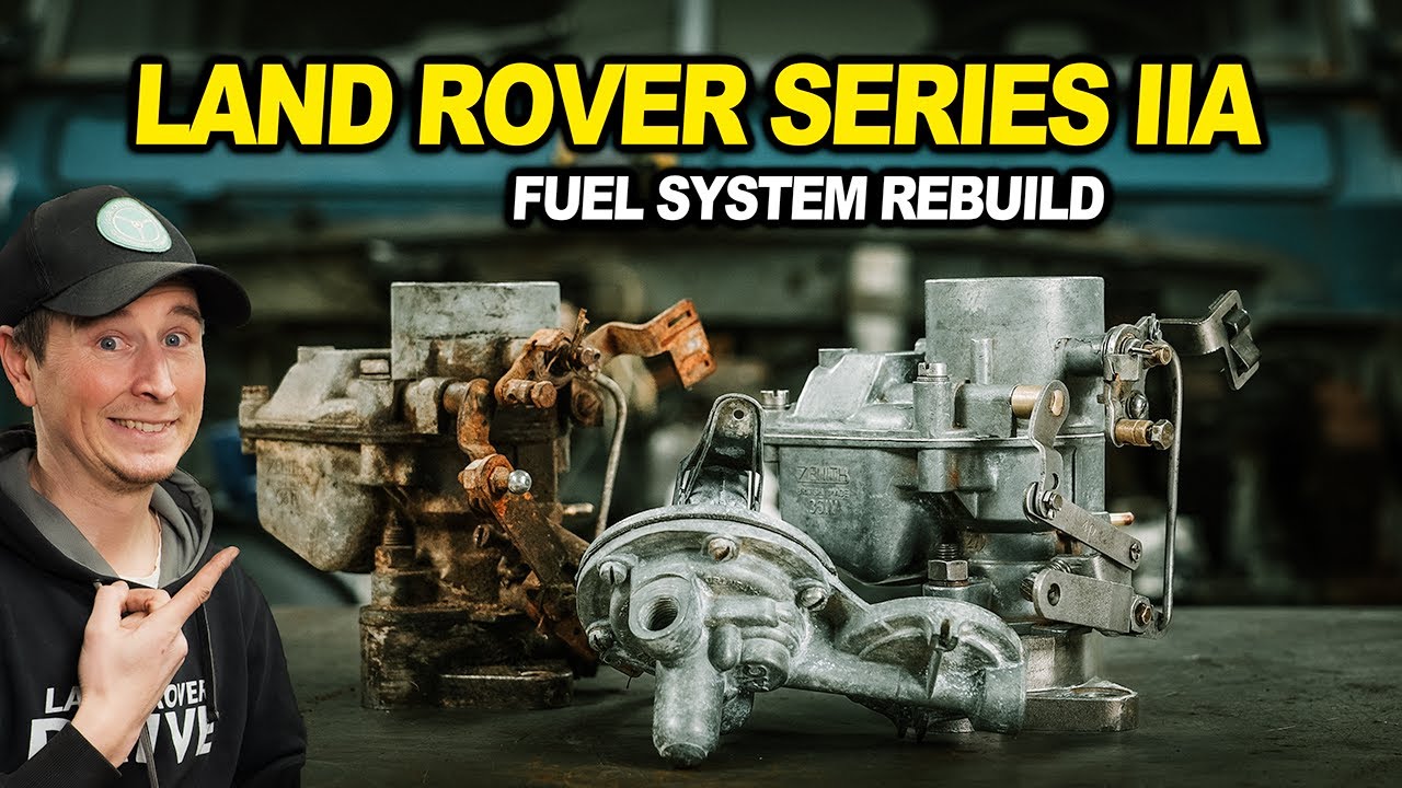 CLASSIC LAND ROVER SERIES 2A RESTORATION PT7 - FUEL SYSTEM - Tank, pump and Zenith 36IV Carburettor
