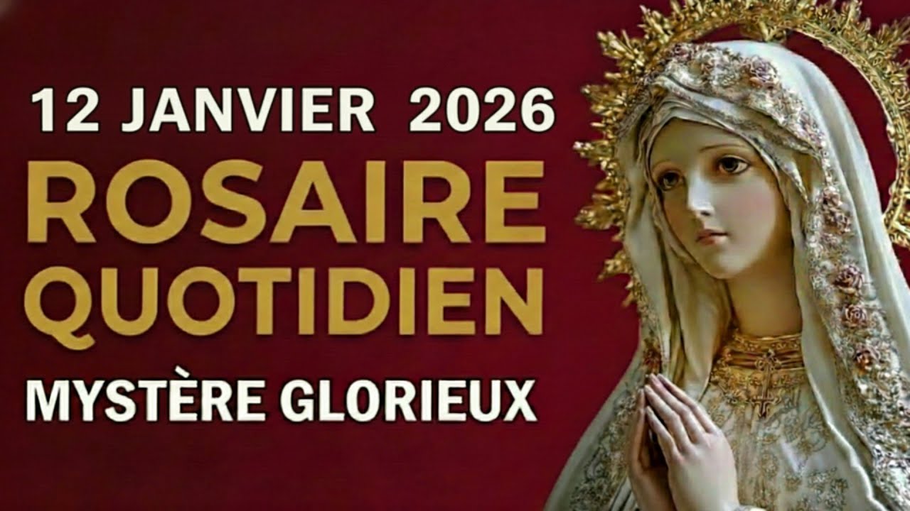 Rosaire du jour – 12 Janvier 2026 | Méditer les Mystères douloureux dans la foi