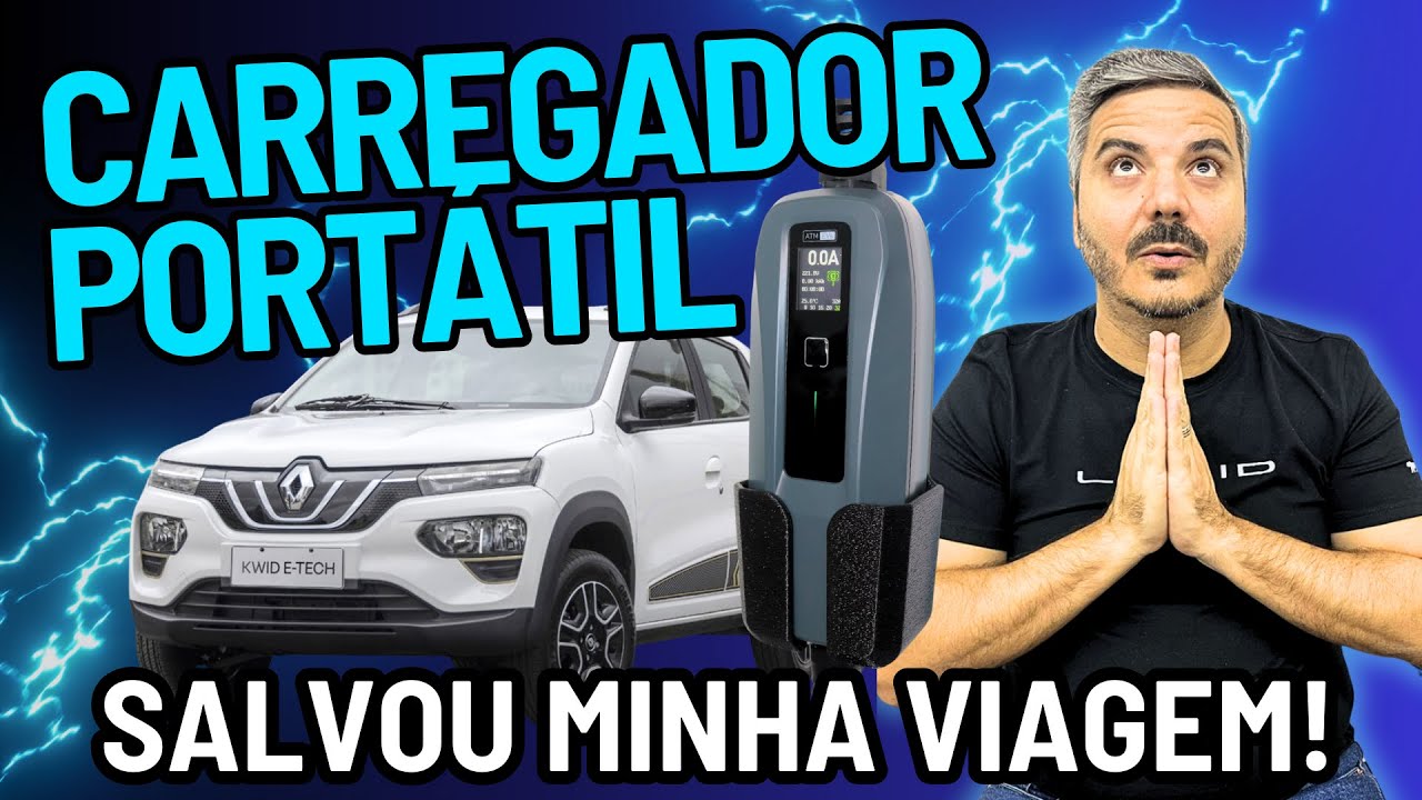 VIAGEM de CARRO ELÉTRICO quase deu RUIM!!! KIT ATM ULTRA FLEX carregamento em qualquer situação!