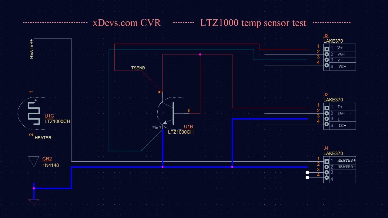 Testing LTZ1000 temperature sense response at sub-zero temperatures