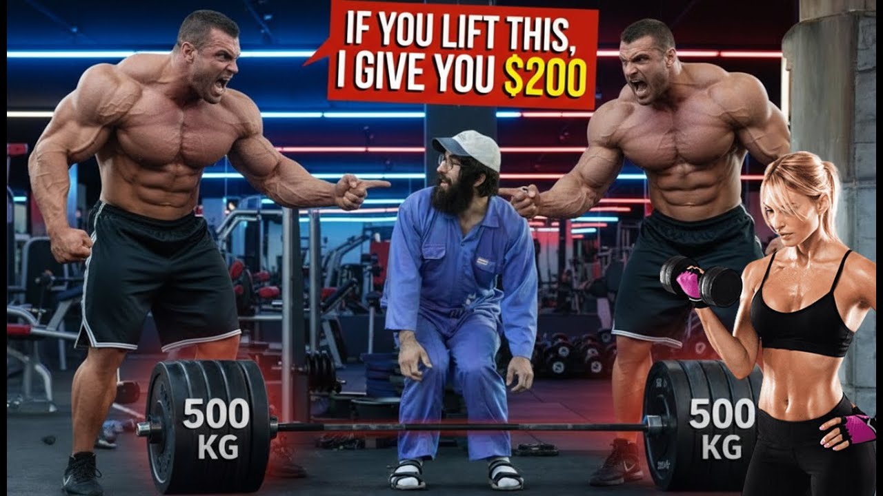 Bodybuilders MOCKED the Cleaner 😤💪 | Then He Challenged Them All!
