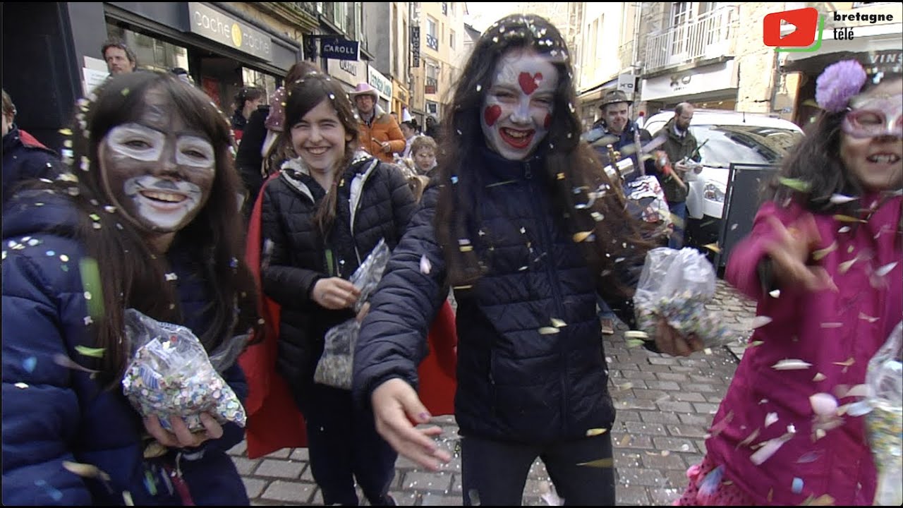 AURAY   |   Carnaval, Foule Fête et Confettis   |  Bretagne Télé