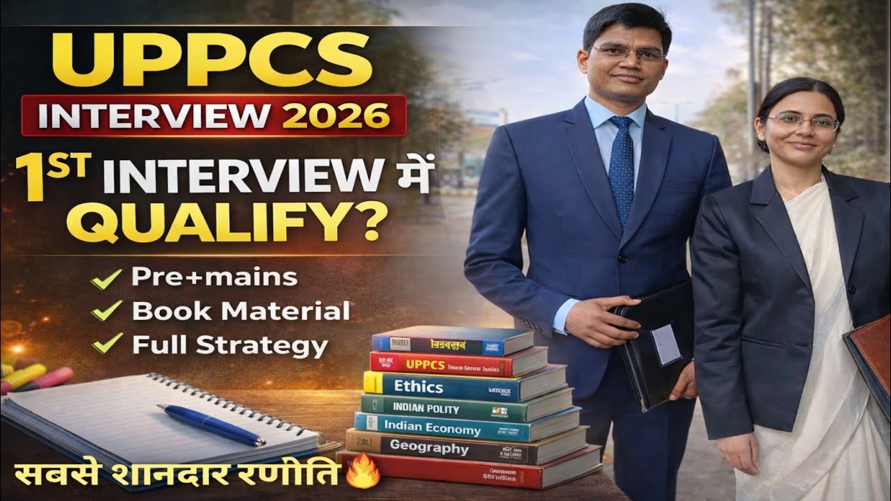 1st Interview UPPCS 🫡 | uppsc interview 2024 | Pre+Mains Books Material + Complete Strategy 2026