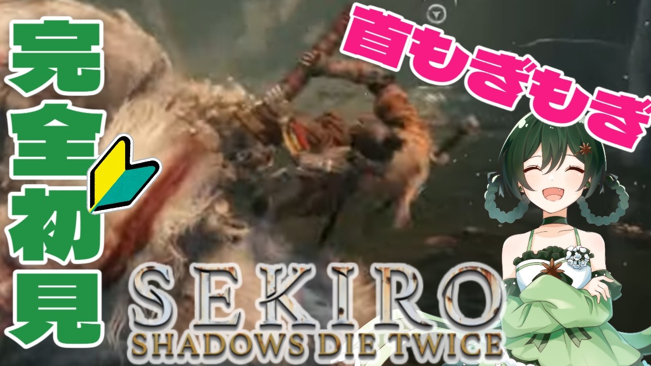 【 SEKIRO: SHADOWS DIE TWICE 】 完全初見でセキロ実況！強すぎてすまんな！！【 新人Vtuber バ美肉 ／アニス・アルラウネ 】