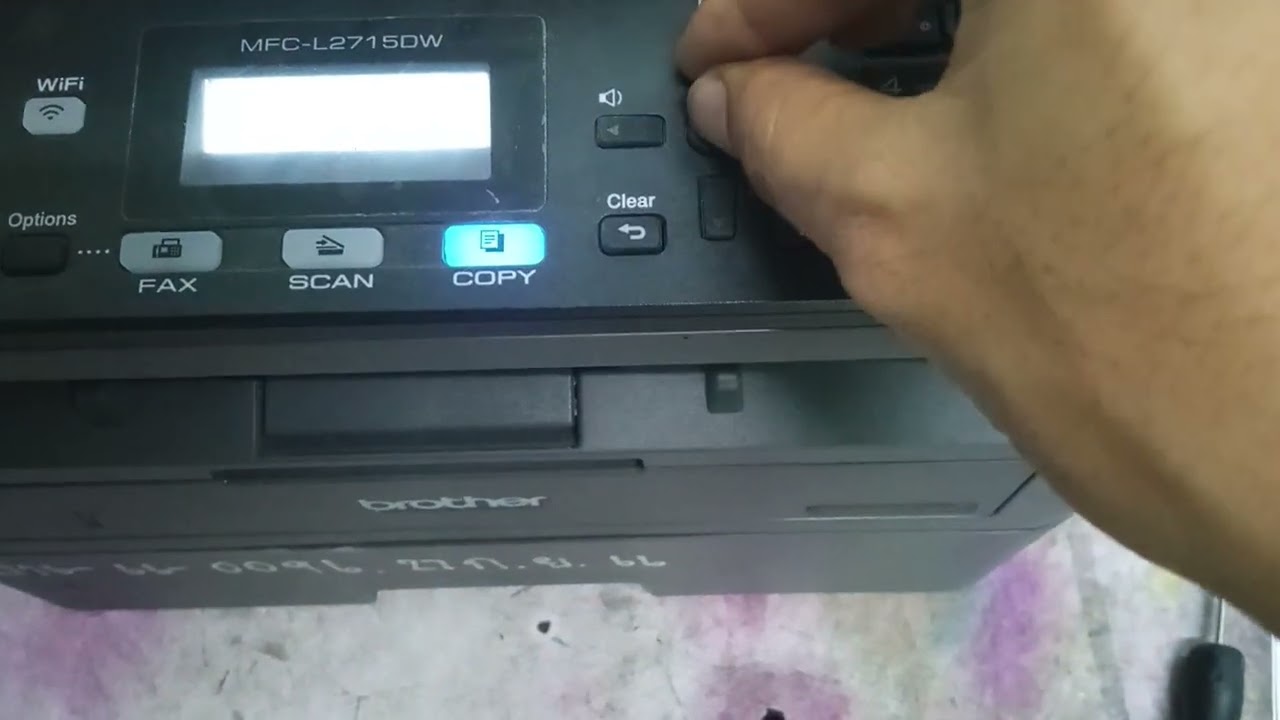 วิธีรีเซ็ตดรัม brother mfc-l2715dw อาการเครื่องฟ้อง replace drum unit แก้ไขเองง่ายๆ