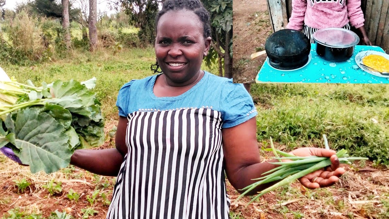 🌱First Harvest from Our Kitchen Garden & Evening Cooking in Our New Village Homestead🏠