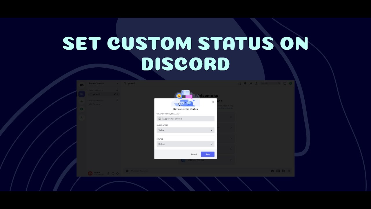 Set Custom Status on Discord