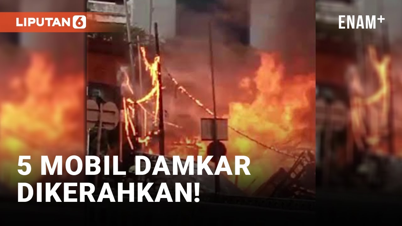 Kebakaran di Bekas Lapak Fotokopi Matraman | Liputan6
