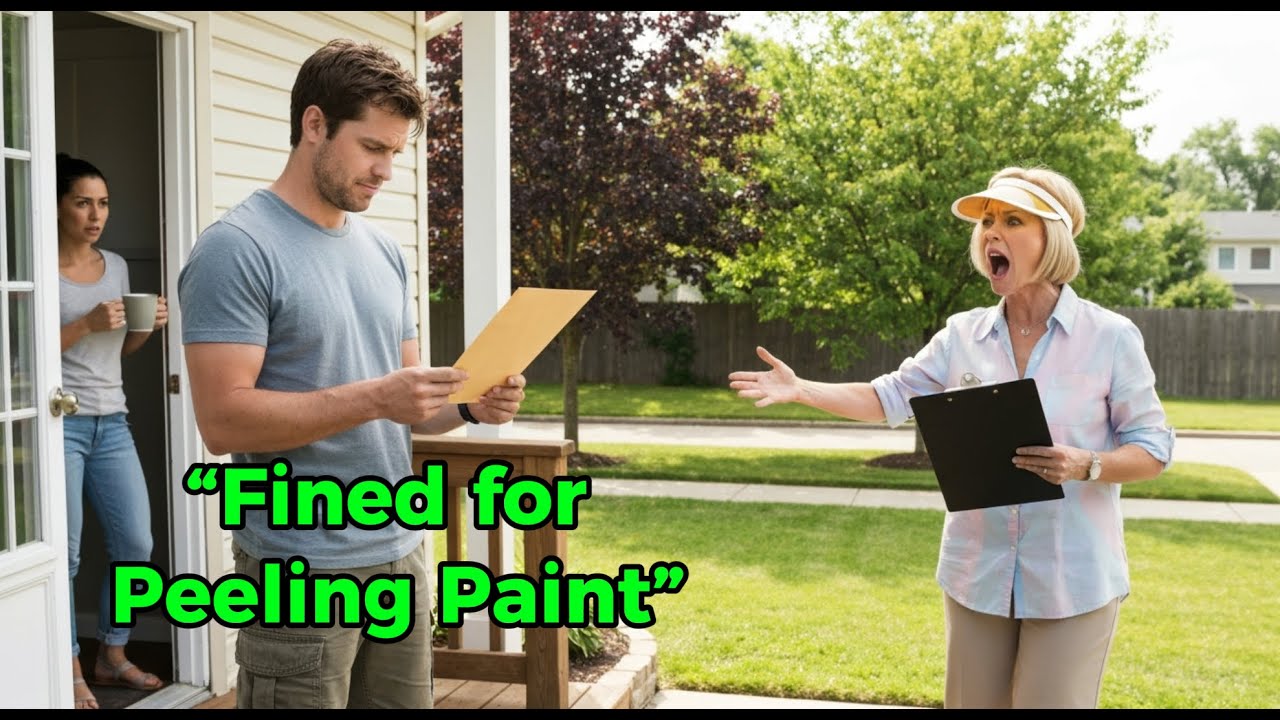 Ассоциация домовладельцев оштрафовала меня за «отслоившееся» пятно на террасе, поэтому я нарисова...