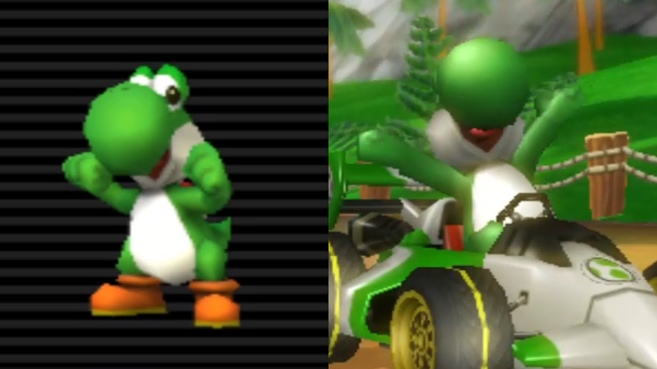Mario Kart Wii - Yoshi gameplay (Shell Cup/50cc)