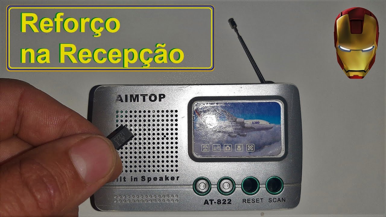 Reforço Para Receptores nas Bandas de AM, Ondas Curtas e FM