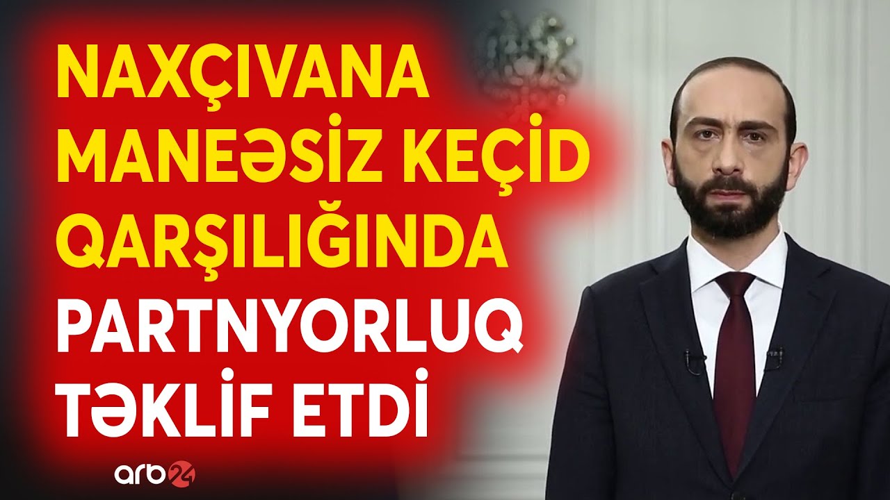 Mirzoyandan Bakı üzərindən ticarət təklifi: Azərbaycan Ermənistan məhsullarına 