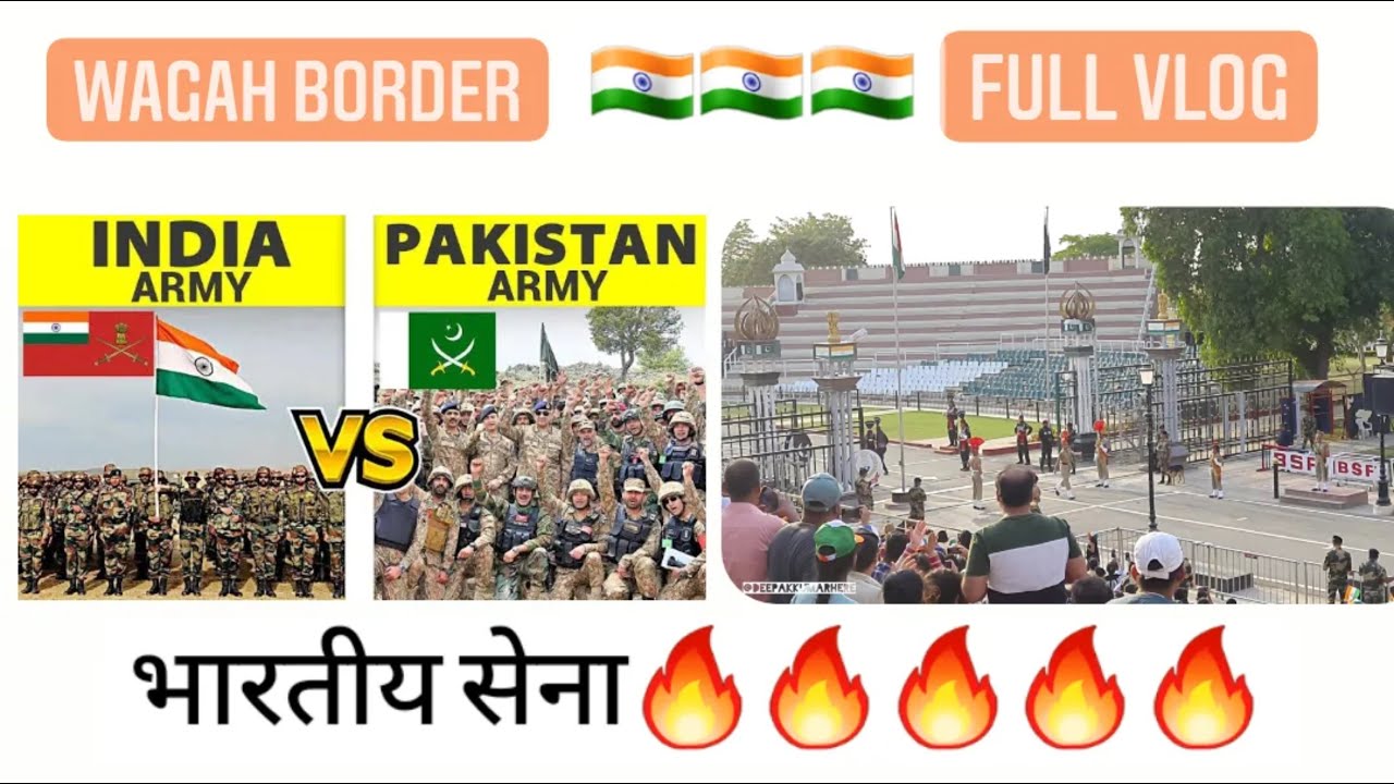 Wagah border parade [Family vlogs] Border security Force, BSF (must watch 🇮🇳🇮🇳🇮🇳)Onerepublic