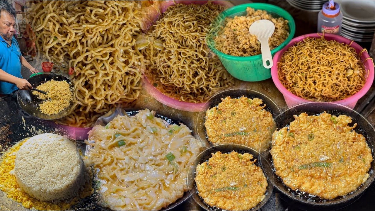 GILESIH WARUNG TENGAH DESA SEMUA MENU SERBA 5 RIBU!! BAHKAN OMELET MIE DISINI 5 RIBU SEGEDE INI !