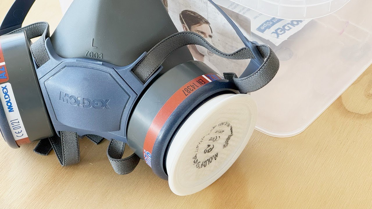 Welke adembescherming gebruik je bij het gieten van Epoxy Giethars?