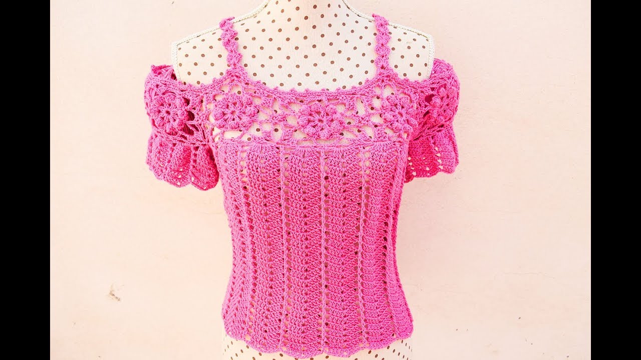 Blusa de mujer a crochet muy fácil y rápida. Majovel crochet