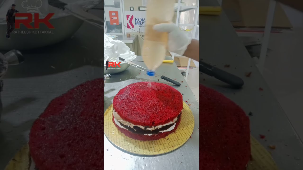 choco red fancy CAKE