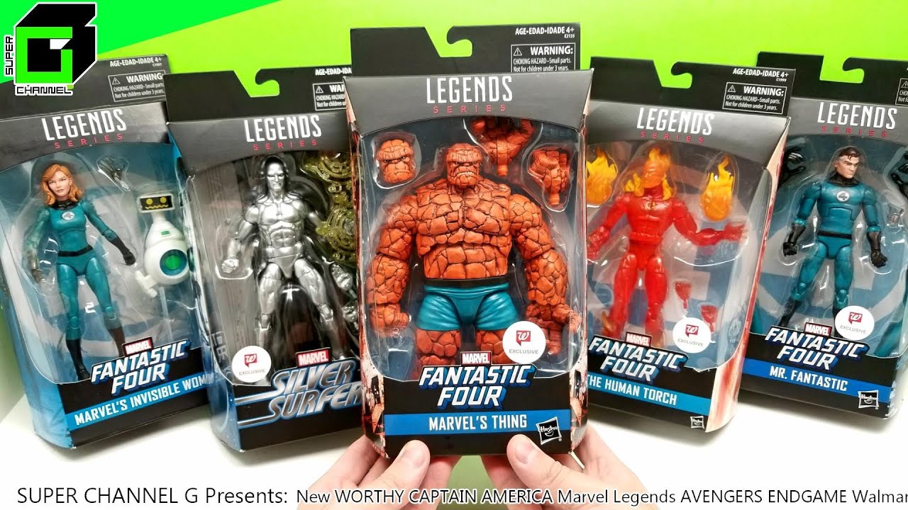 FANTASTIC FOUR Marvel Legends COMPLETE SET Walgreen's Exclusive action figures by HASBRO