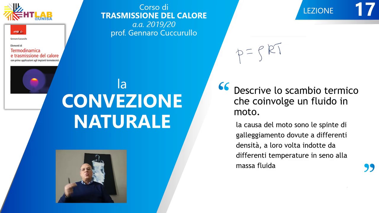LEZ 17 TC, Trasmissione del calore, ingegneria, www.rinocuccurullo.com