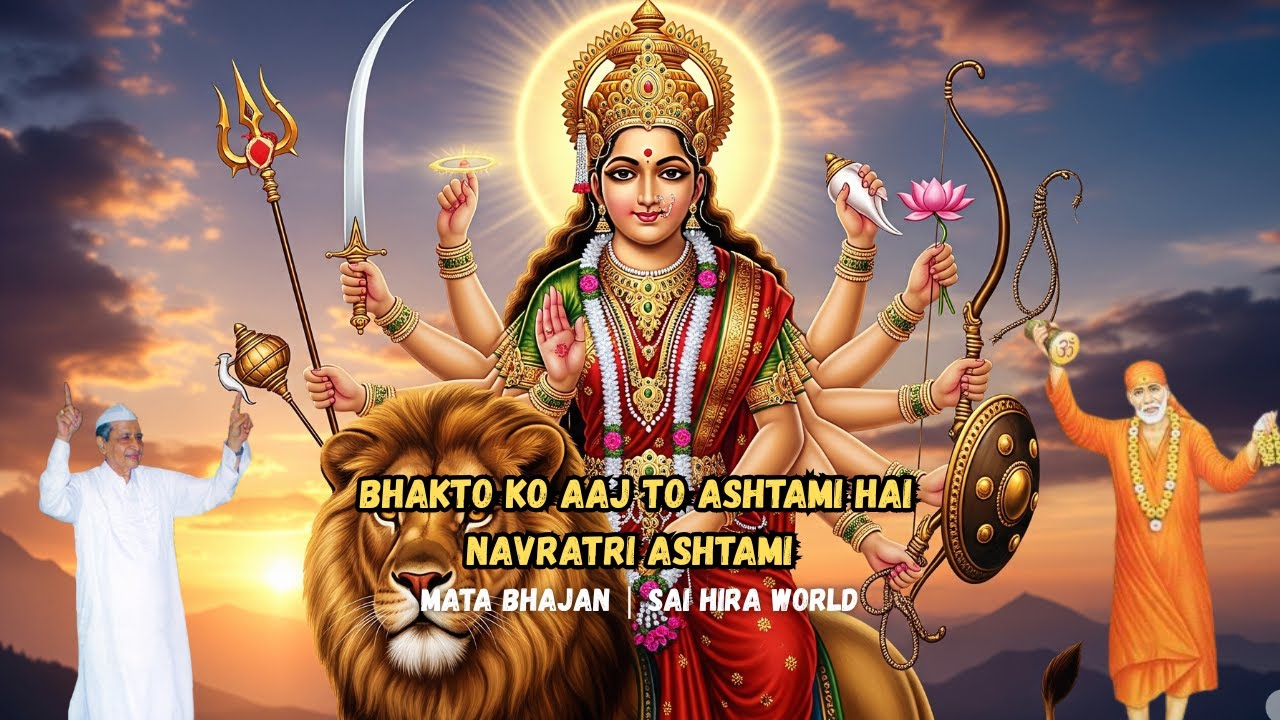Aaj To Ashtami Hai | Navratri Ashtami | Mata Bhajan | Sai Hira World |  Volume 8 - 5