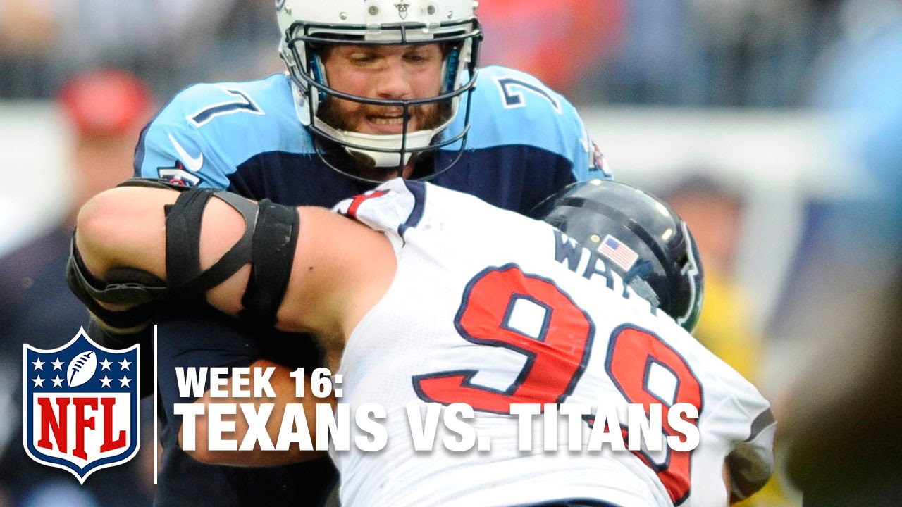 J.J. Watt Makes Crucial Strip Sack in Red Zone & Does a Selfie | Texans vs. Titans | NFL