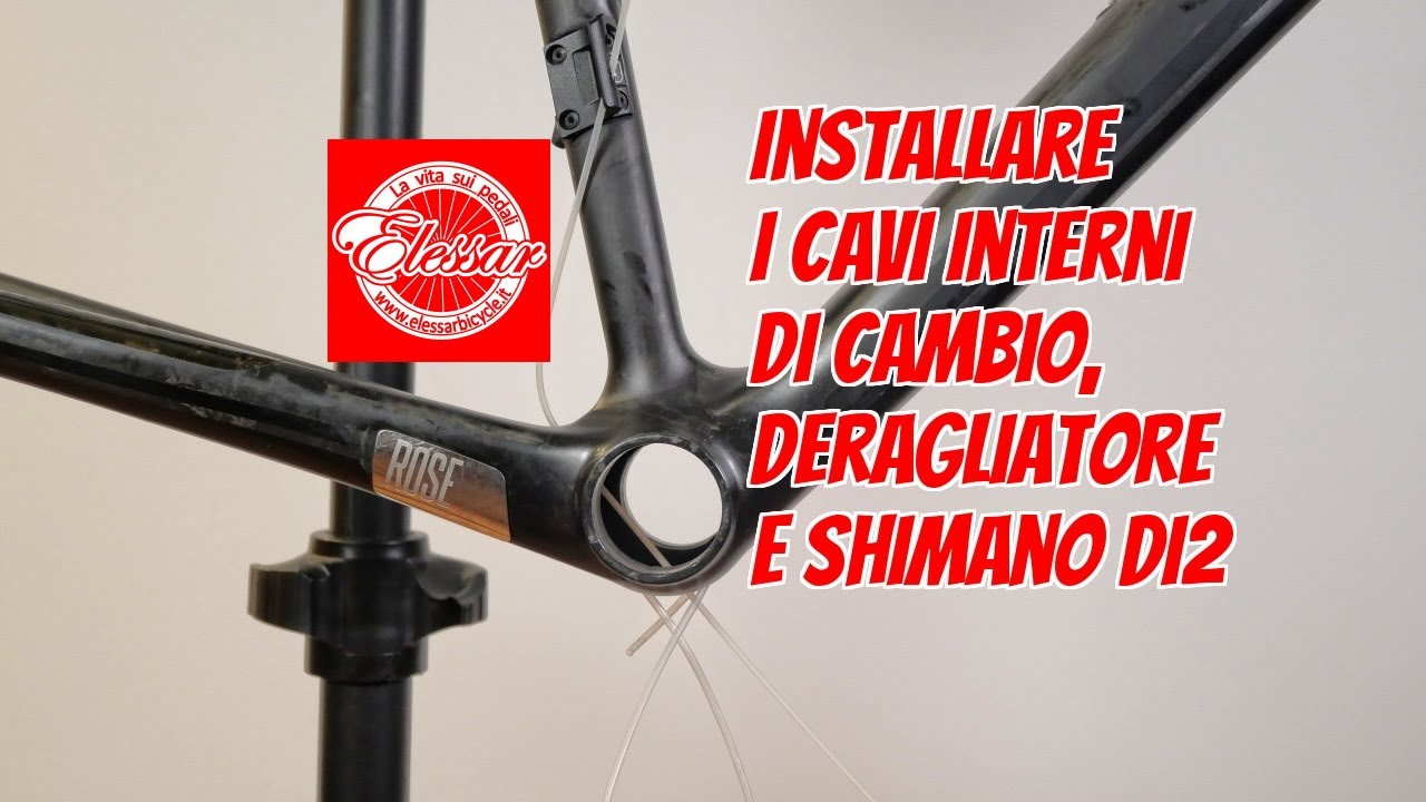 Installare cavi interni cambio, deragliatore e Di2