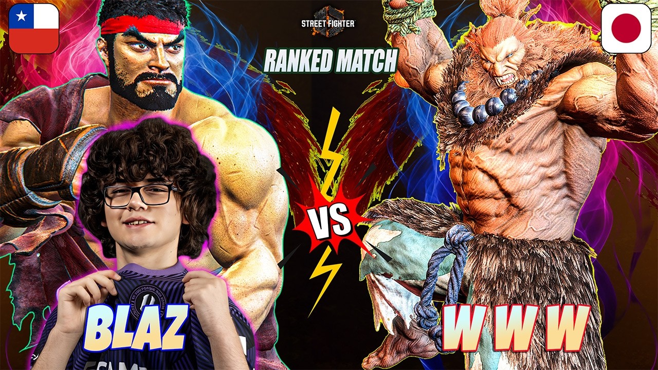 SF6 | BLAZ (Ryu) vs WWW (Akuma) 👉 High-Level Street Fighter 6 Gameplay