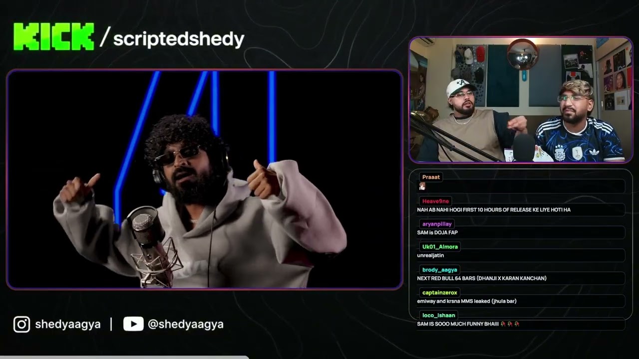 Sam x Shedy Reacts to Emiway Red Bull 64 Bars - SAFAL