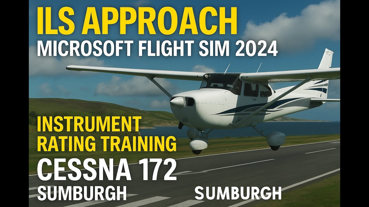 ILS Approach Mastered! Cessna 172 IFR Training at Sumburgh | MSFS 2024
