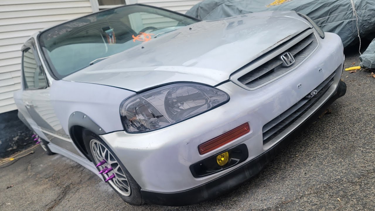 ek civic truck new headlights install #pt35