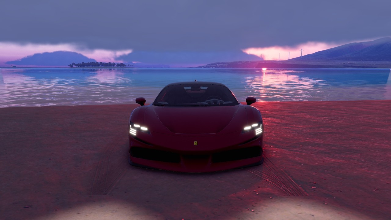 The crew Motorfest en Ferrari SF90  STRADALE