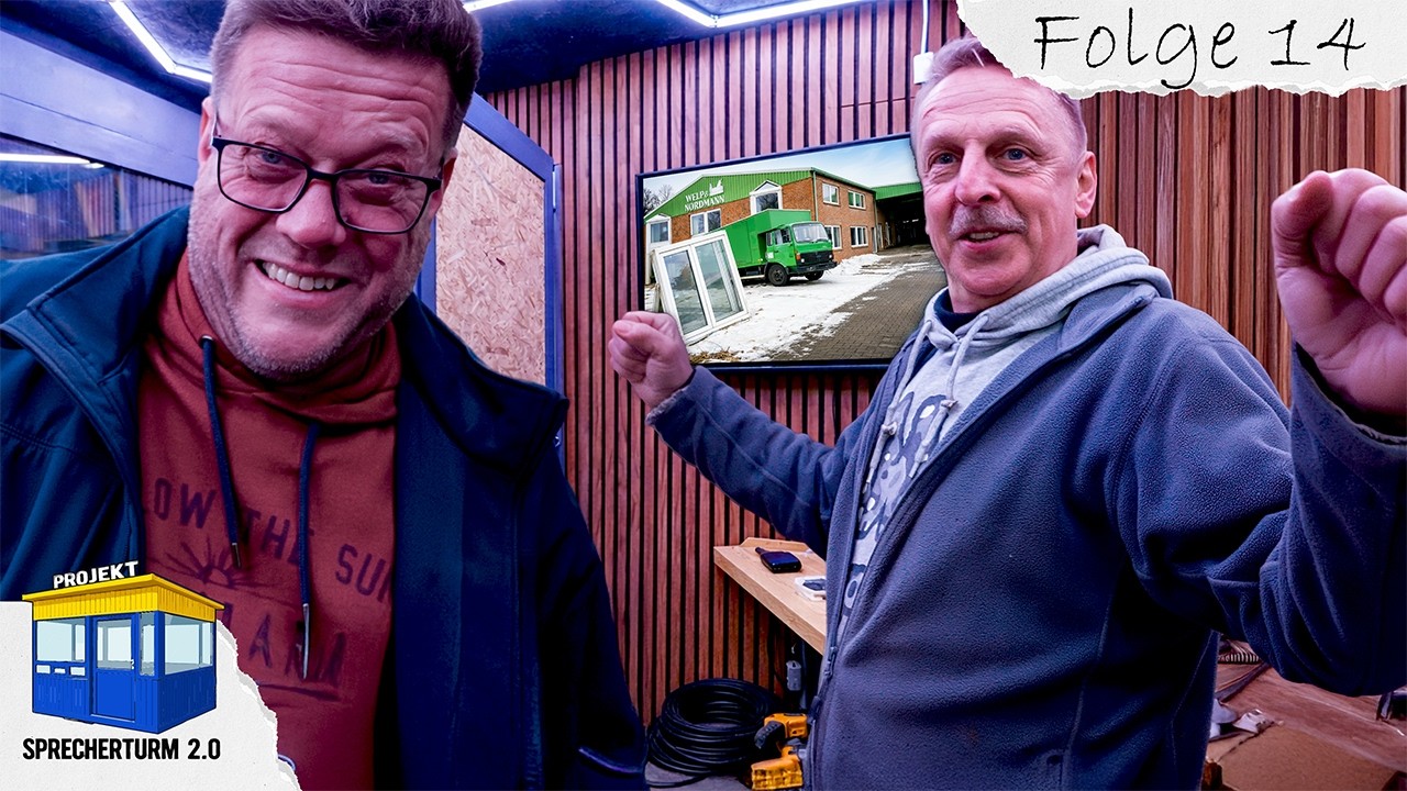 Auf dem Weg zum Finale – Fenster ist da! | Sprecherturm 2.0