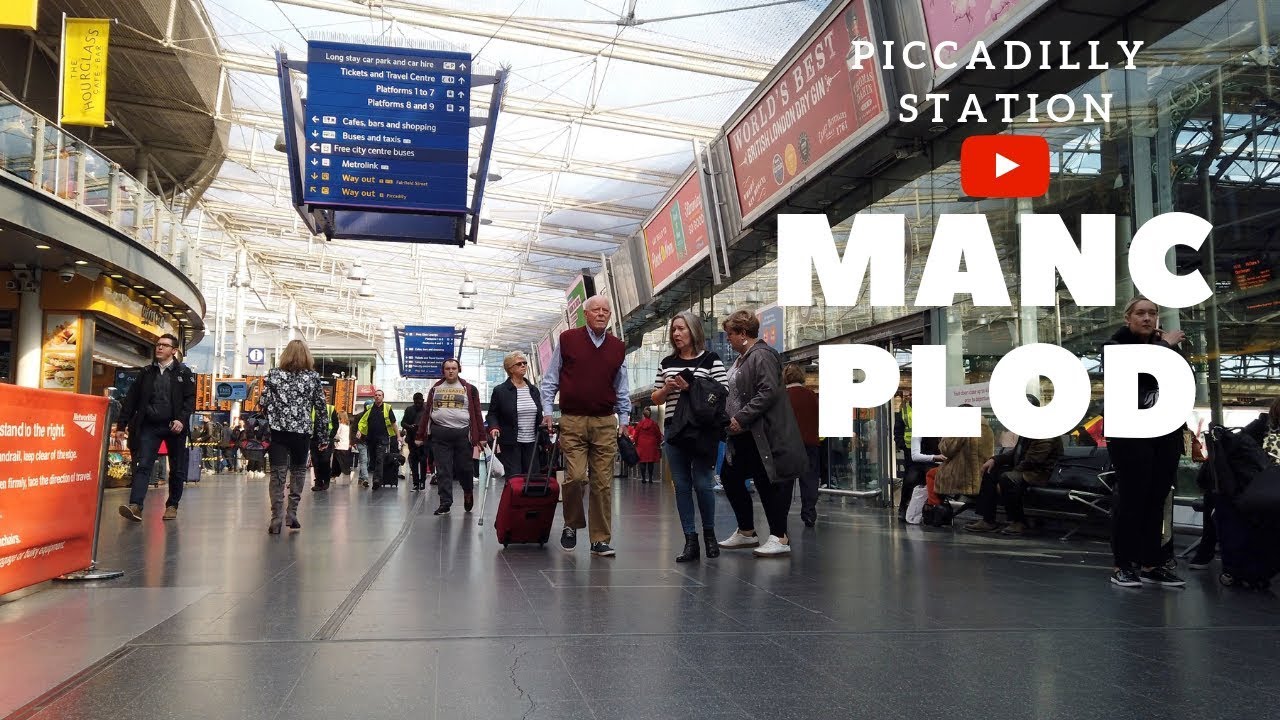 Piccadilly Station Manchester | Walking Tour [4K]