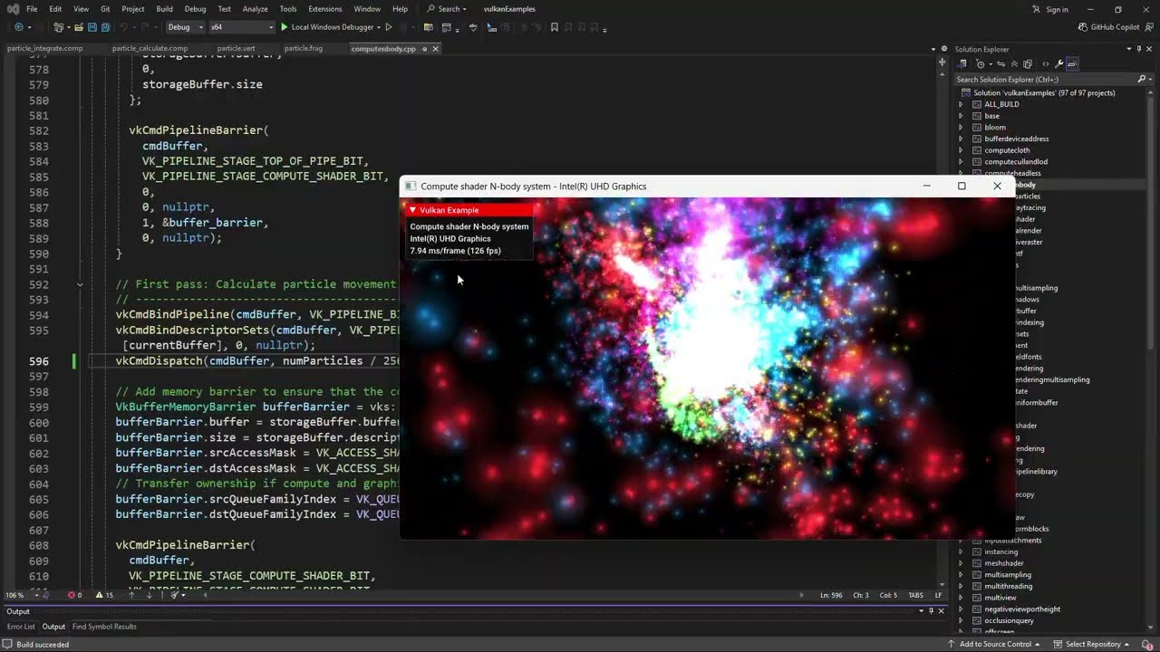 GPU Programming | Compute n-body PART 2 | Calculate vs. Integrate Pipelines | Vulkan API