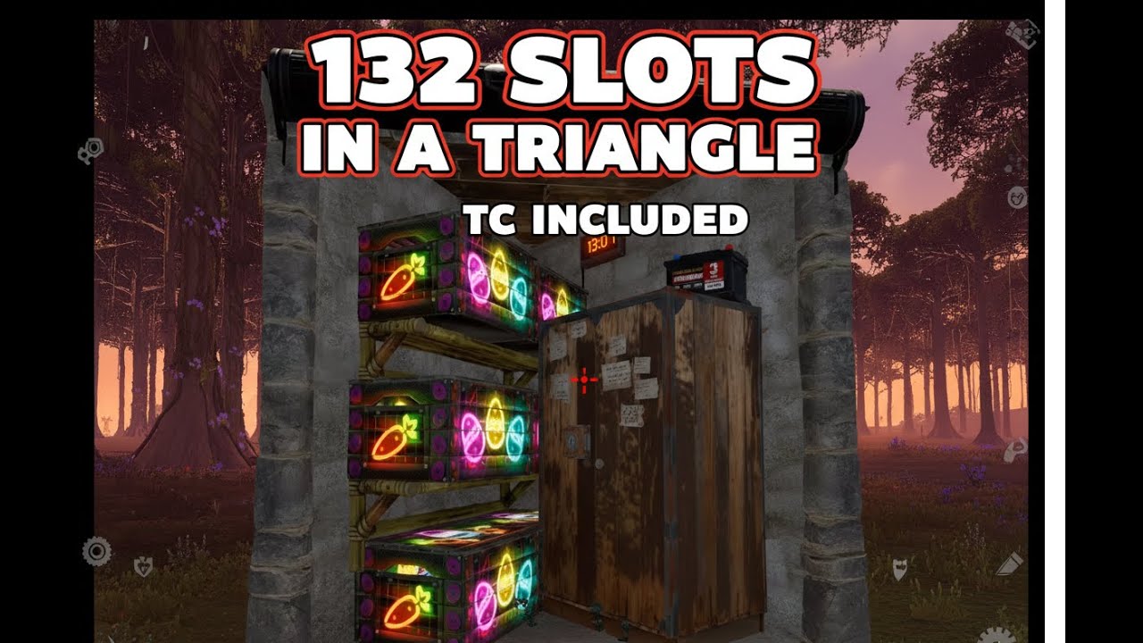 How to Fit 132 Slots + TC in a Single Triangle | Rust Tutorial