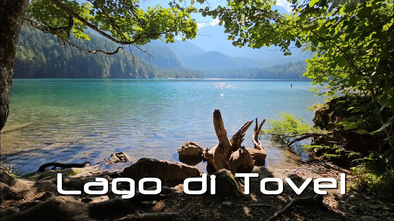 Lake Tovel, Trentino, Italy.